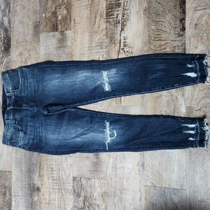 J brand jeans Skinny women's 26 distressed dark wash blue